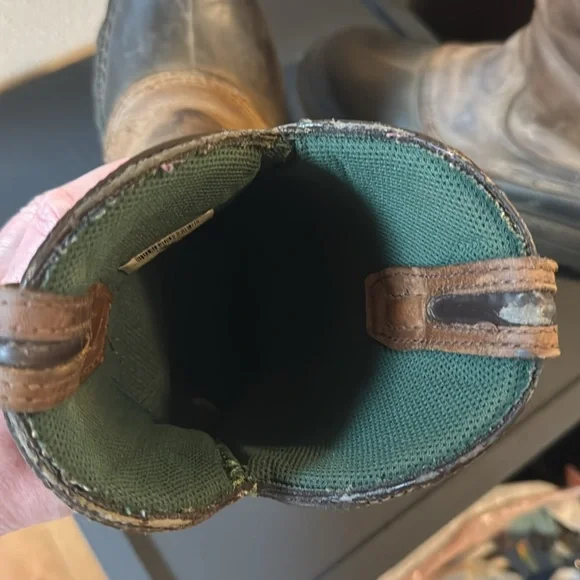 Georgia Boot Mud Dog Farm & Ranch Leather/Rubber Western Boots - Picture 7 of 12